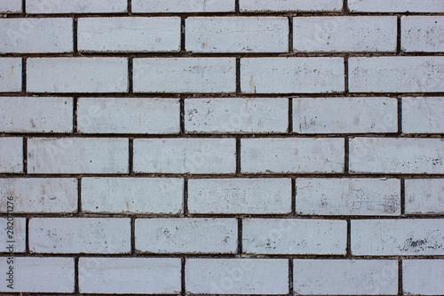 Gray wall of foam blocks, new technologies.