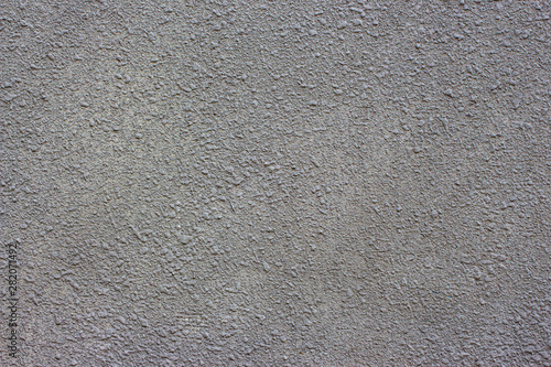 Gray plastered wall for background use.
