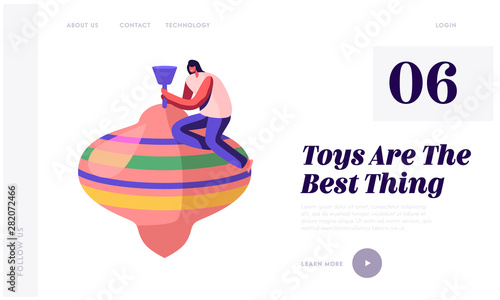 Recreation Rejoice with Baby Toys Website Landing Page