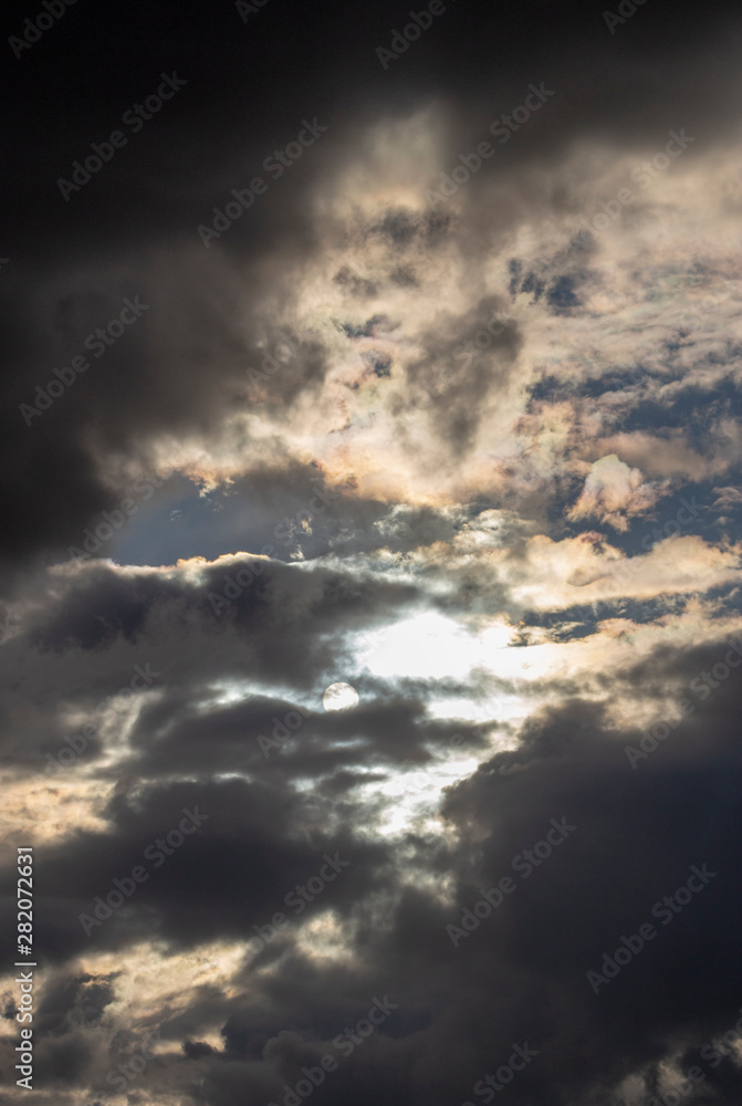 Fototapeta premium dramatic sky with clouds