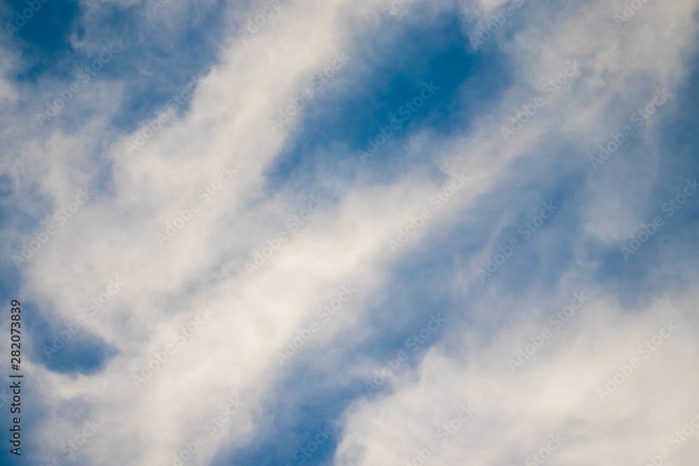 Beautiful blue sky with light clouds Beautiful blue sky with light clouds