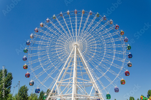 The largest Ferris wheel in Kazakhstan