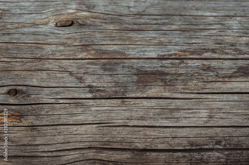 Wood texture or wood background. Wood for interior exterior decoration. Grunge dark abstract wooden background. Old brown natural wood texture