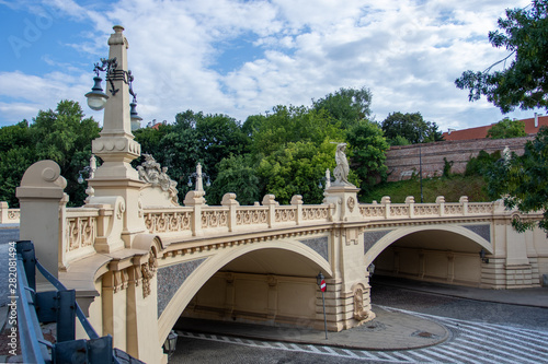 The viaduct Stanislaw Markiewicz and Karowa street