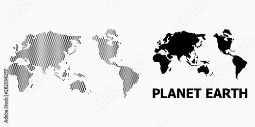 Pixel Pattern Map of Earth