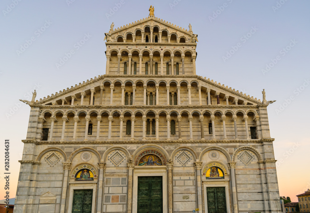 Cathedral of the Archdiocese of Pisa, dedicated to Santa Maria Assunta, at Piazza dei Miracoli