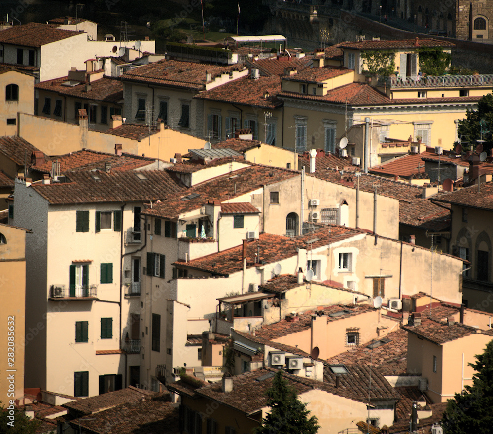 Tuscan Rooftops shot from the Piazzale Michelangelo