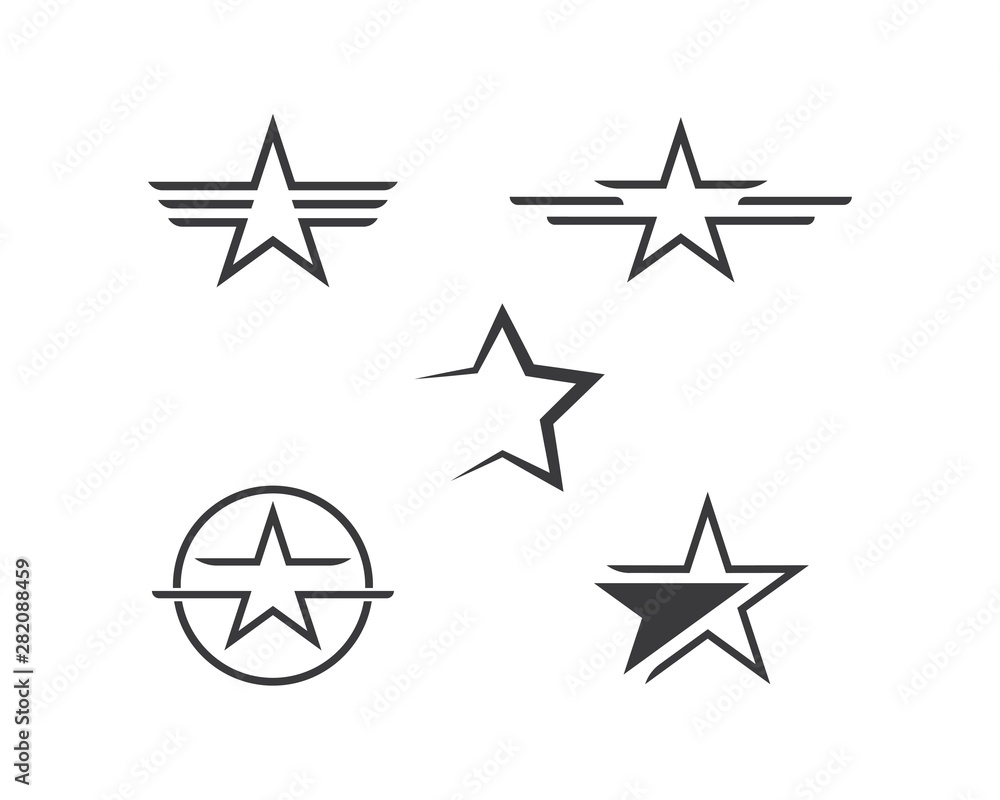 Star Logo Template vector icon illustration Star Logo Template vector icon illustration