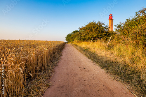 Lighthouse Fluegge on a nice summer day photo