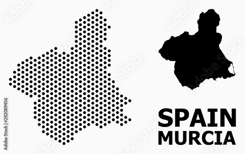 Pixel Pattern Map of Murcia Province