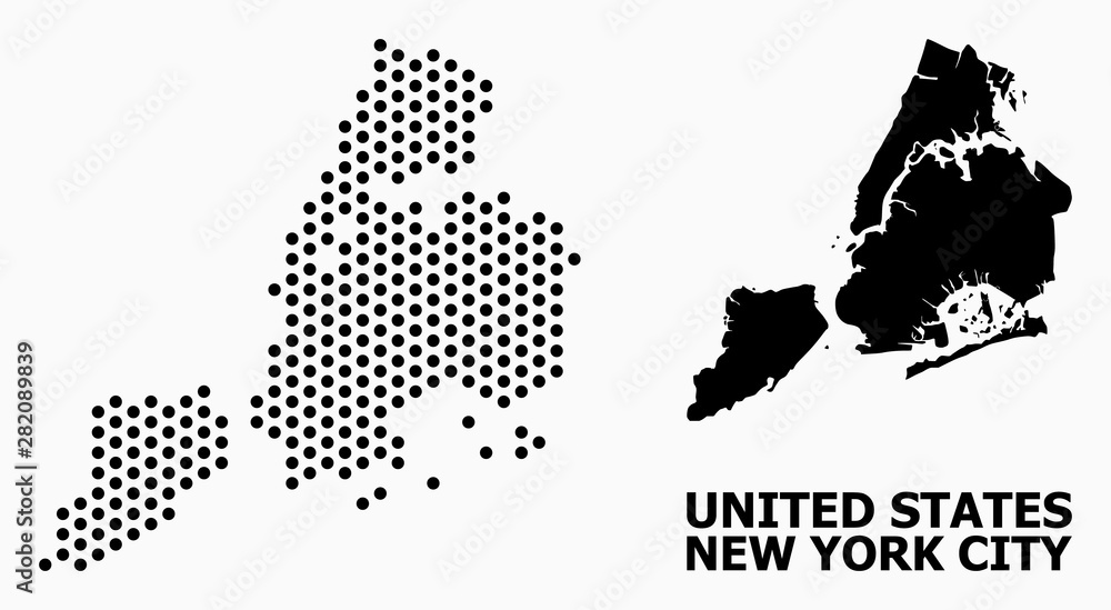Dot Pattern Map of New York City