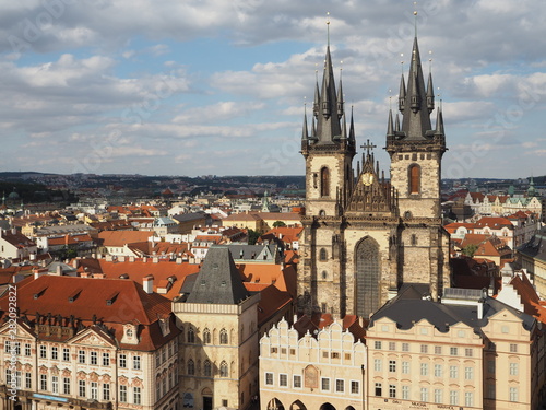 city view in Prague, Czech
