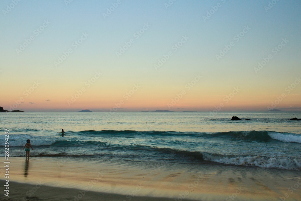 伊豆下田 夕暮れの入田浜 伊豆下田 夕暮れの入田浜