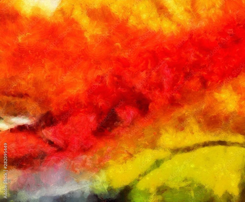 Fototapeta premium Abstract oil painting texture background.