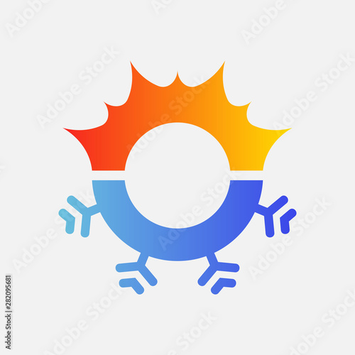 air conditioning logo design