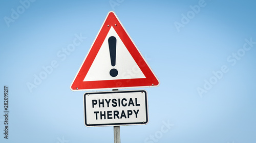 Street Sign to Physical Therapy
