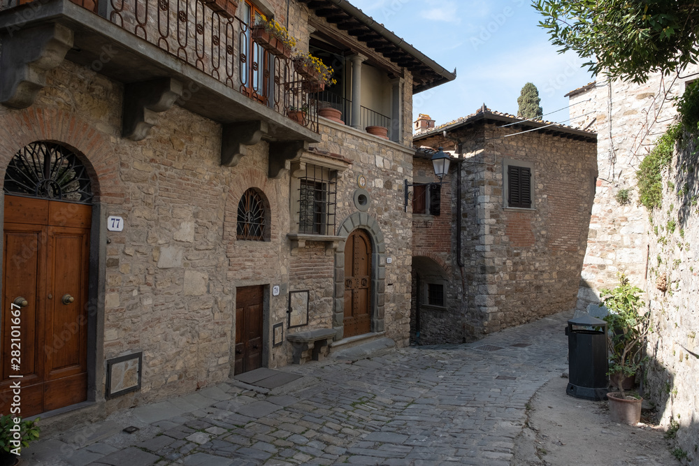 Streets of Borgo Montefioral, Italy
