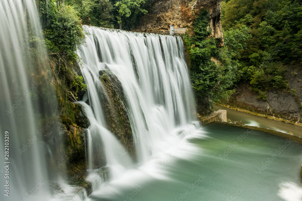 Obraz premium Jajce waterfall bosnia and herzegovina