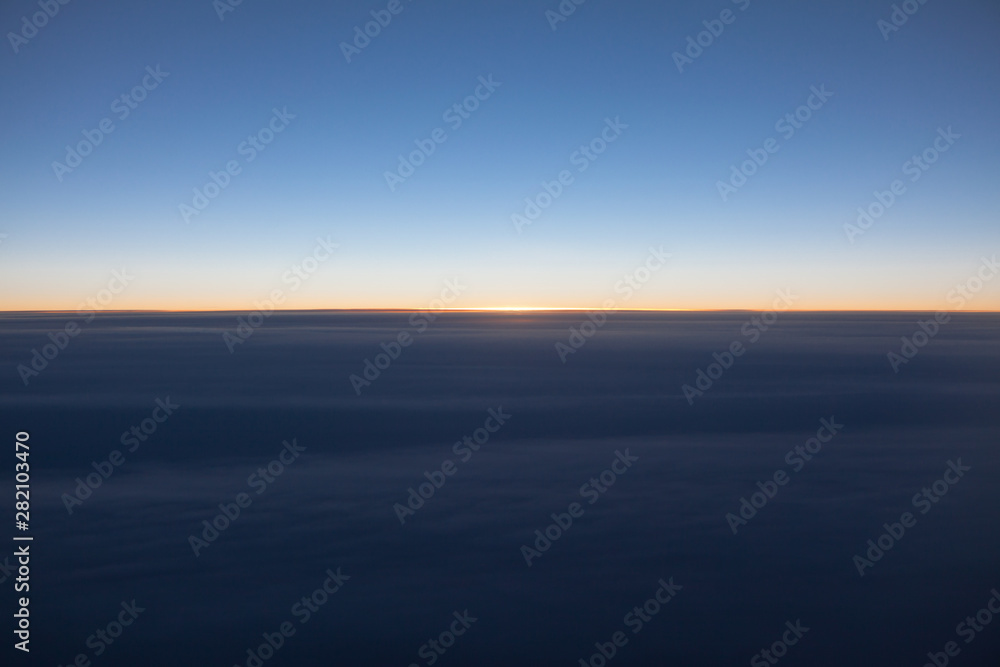 Fototapeta premium the blue sky and the clouds background