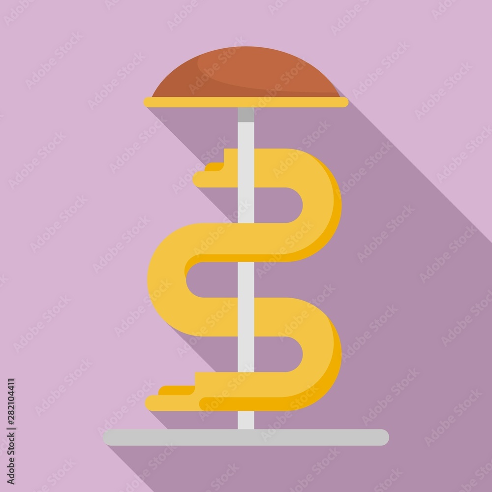 Aquapark kid pipe icon. Flat illustration of aquapark kid pipe vector icon for web design Aquapark kid pipe icon. Flat illustration of aquapark kid pipe vector icon for web design