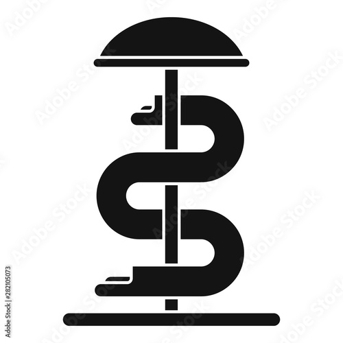 Aquapark kid pipe icon. Simple illustration of aquapark kid pipe vector icon for web design isolated on white background