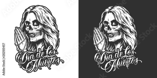 Dia De Los Muertos badge