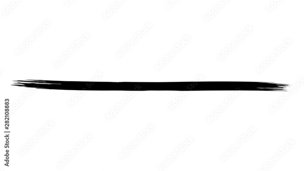 Animation of a long abstract brush stroke Animation of a long abstract brush stroke