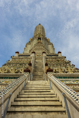 wat arun temple Rachawararam  or Wat Arun is a beautiful temple. It is located on the Chao Phraya River  Thailand