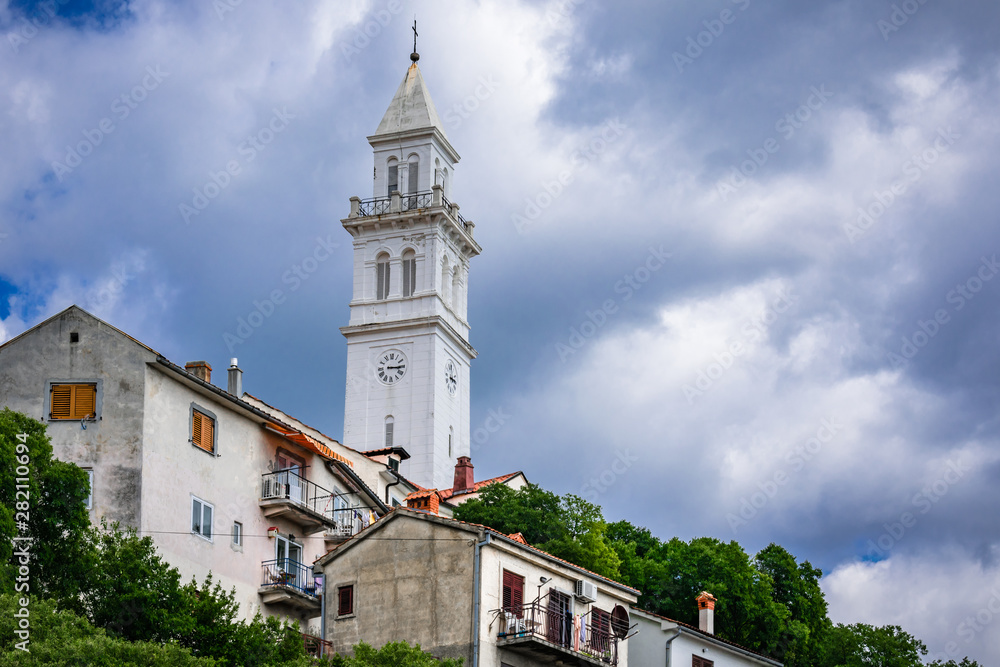 Enjoying traveling on a vacation in Novi Vinodolski, Croatia