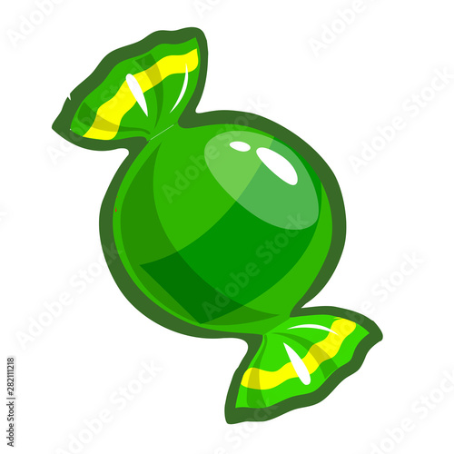 Cartoon candy illustration. Vector clipart