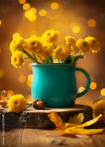 Beautiful yellow flower in ...