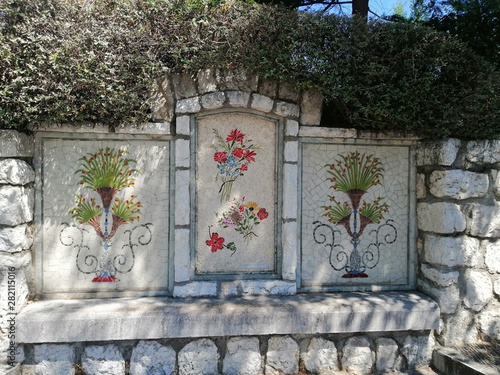window in a stone wall