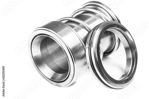 Mechanical Seals for prevent liquid leak for the industry. Mechanical seal of industrial pump.