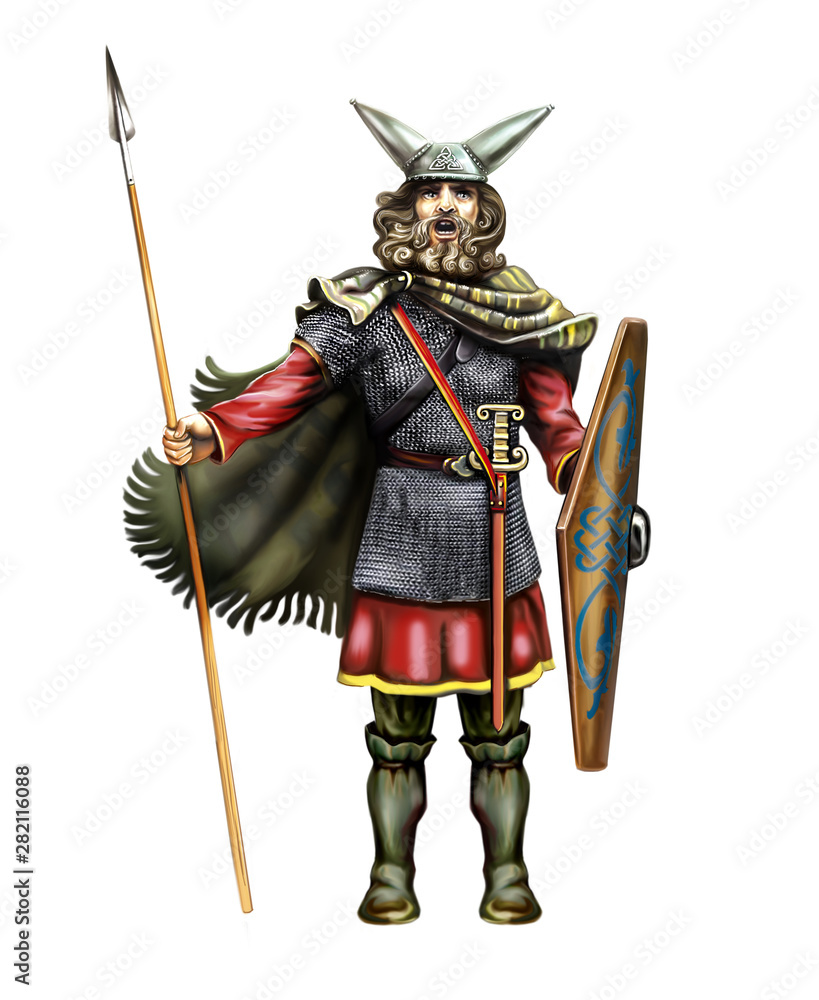 Fototapeta premium Celtic warrior