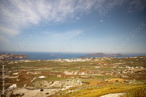 Landscape of santorini Greece