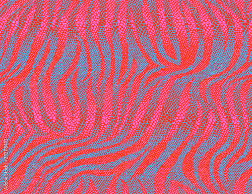 Zebra pattern silk scarf design fashion textile