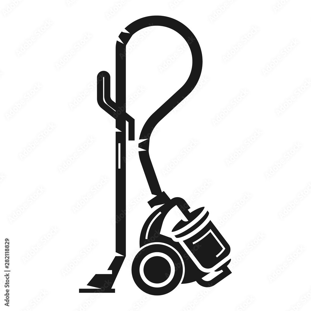 Power vacuum cleaner icon. Simple illustration of power vacuum cleaner vector icon for web design isolated on white background Power vacuum cleaner icon. Simple illustration of power vacuum cleaner vector icon for web design isolated on white background