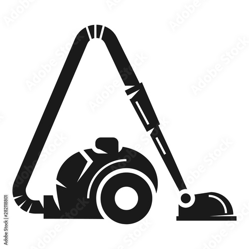 Vacuum cleaner icon. Simple illustration of vacuum cleaner vector icon for web design isolated on white background