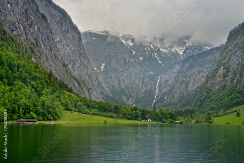 Bavarian lake and waterfall © Kenneth Sponsler