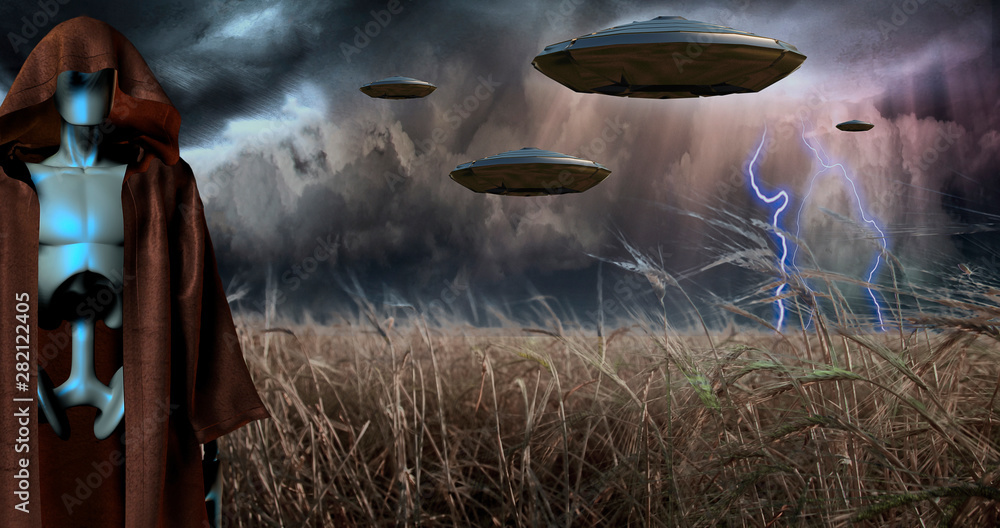 Obraz premium Alien Invasion