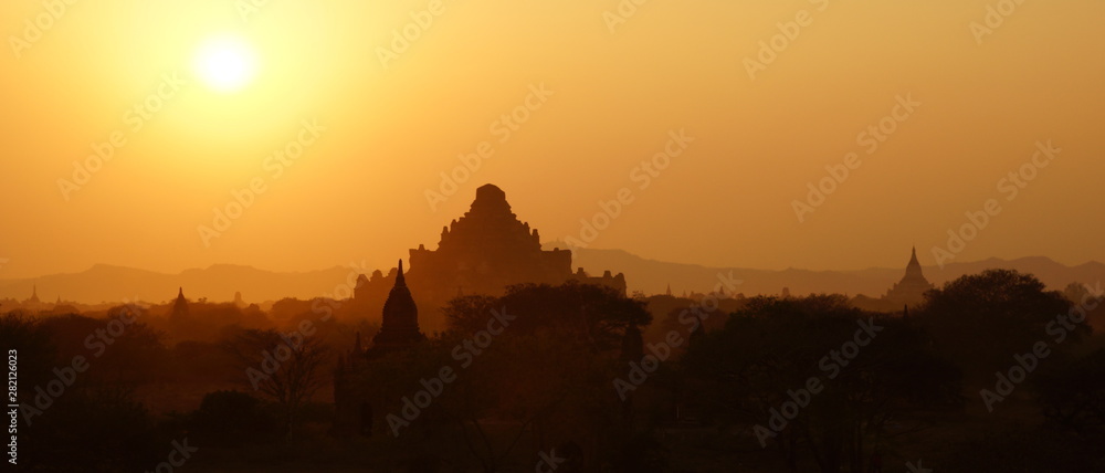 Sunset in Bagan/ Myanmar Burma