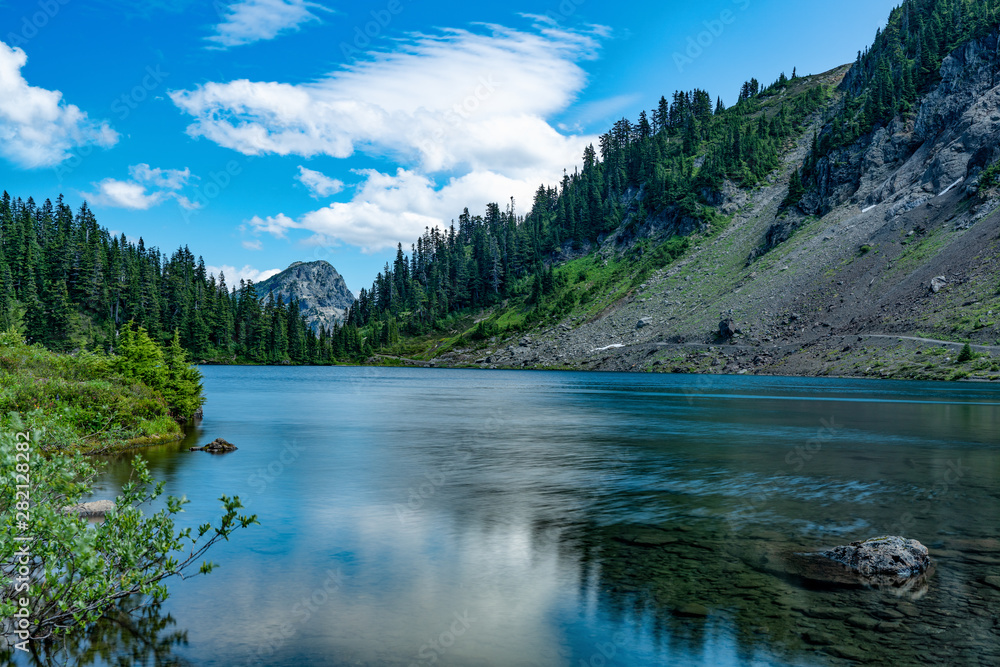 TWIN LAKES, MT BAKE NATIONAL FOREST WA TWIN LAKES, MT BAKE NATIONAL FOREST WA
