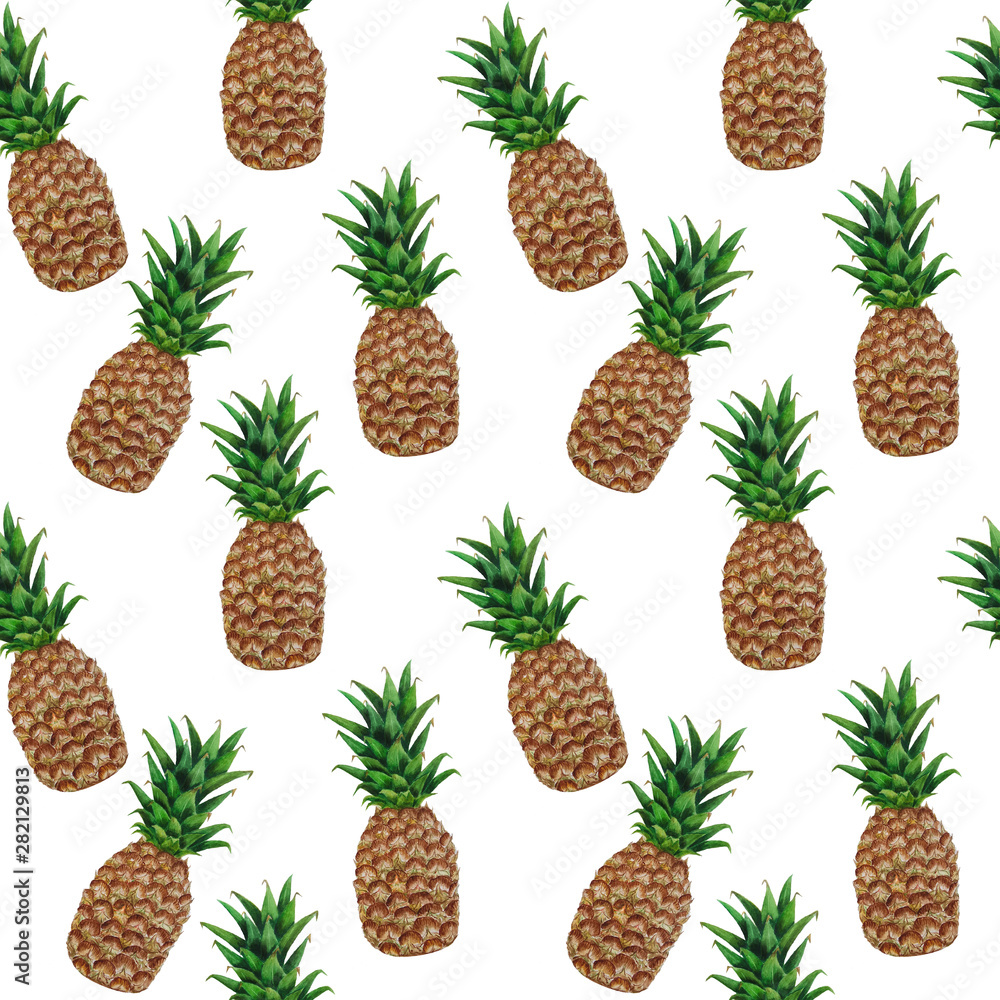 Pattern Pineapple fruit Watercolor illustration Tropics food Digital paper Textile Texture Set Summer Botanical Spring Decoration Design Greeting card Pattern Pineapple fruit Watercolor illustration Tropics food Digital paper Textile Texture Set Summer Botanical Spring Decoration Design Greeting card