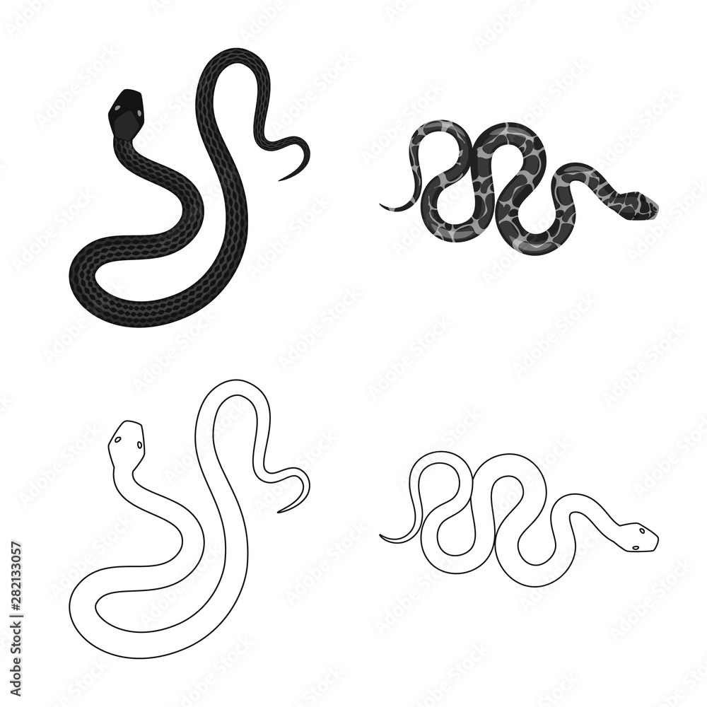 Isolated object of mammal and danger icon. Collection of mammal and medicine vector icon for stock. Isolated object of mammal and danger icon. Collection of mammal and medicine vector icon for stock.