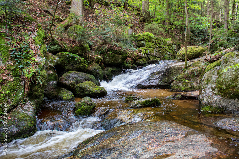 Ysperklamm in Austria, Waterfalls in Nature Ysperklamm in Austria, Waterfalls in Nature