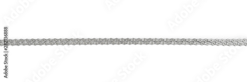 Obraz na płótnie Bicycle chain isolated with clipping path w salonie