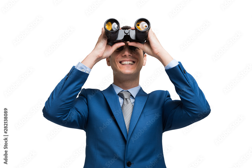 © Minerva Studio - Businessman using binoculars © Minerva Studio - Businessman using binoculars