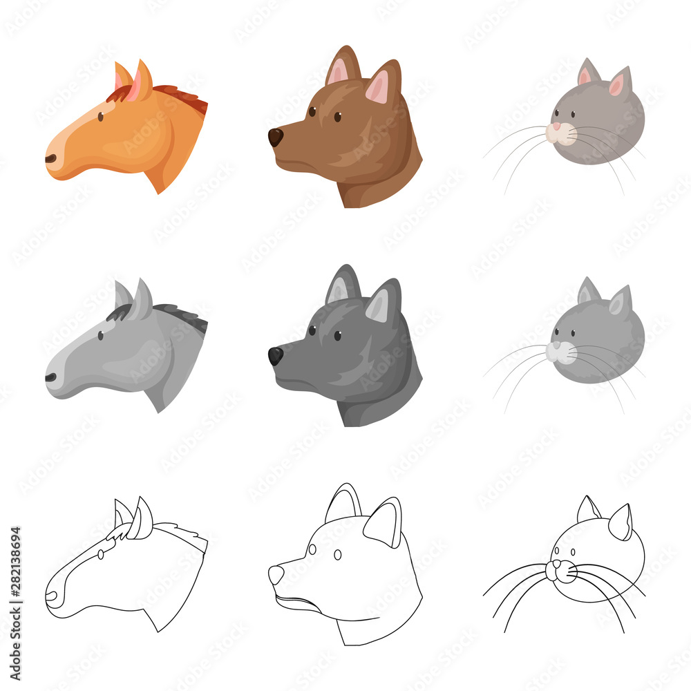 Vector illustration of agriculture and breeding icon. Set of agriculture and organic stock symbol for web. Vector illustration of agriculture and breeding icon. Set of agriculture and organic stock symbol for web.