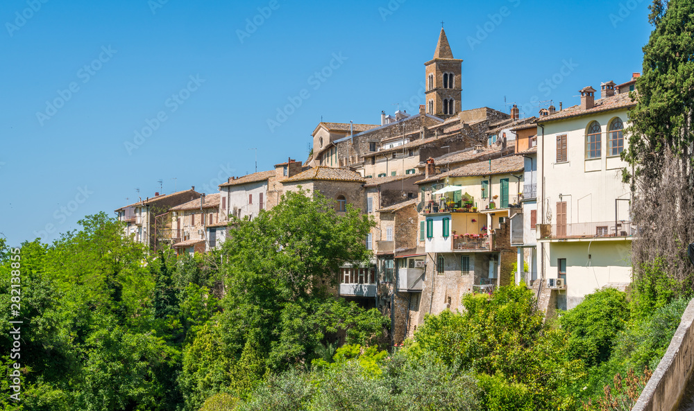 Scenic sight in Torri in Sabina, beautiful village in Rieti Province, Lazio, Italy.
