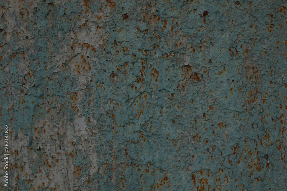 old paint peeling off from time and weather influences rust and corrosion old paint peeling off from time and weather influences rust and corrosion